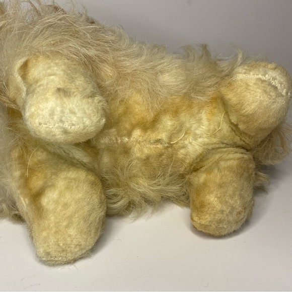Vintage mohair plush toy dog - Picture 7 of 9